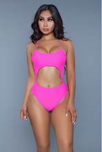 Load image into Gallery viewer, Think Pink 1 Piece Swimsuit - Diamond Delicates
